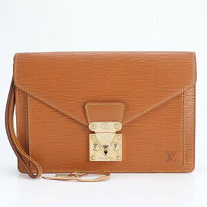 Louis Vuitton Epi Dragonne leather clutch pouch business